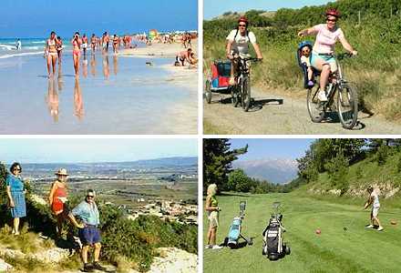 Golfferien, Badeferien, Wanderurlaub, Fahrrad- oder Veloferien